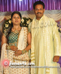 Bijumon Ancy Wedding Album Punalur Kerala
